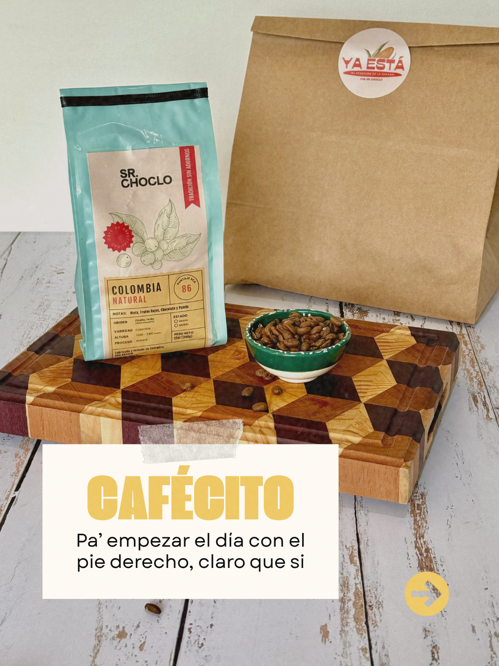 Café Sr. Choclo del Ya Está